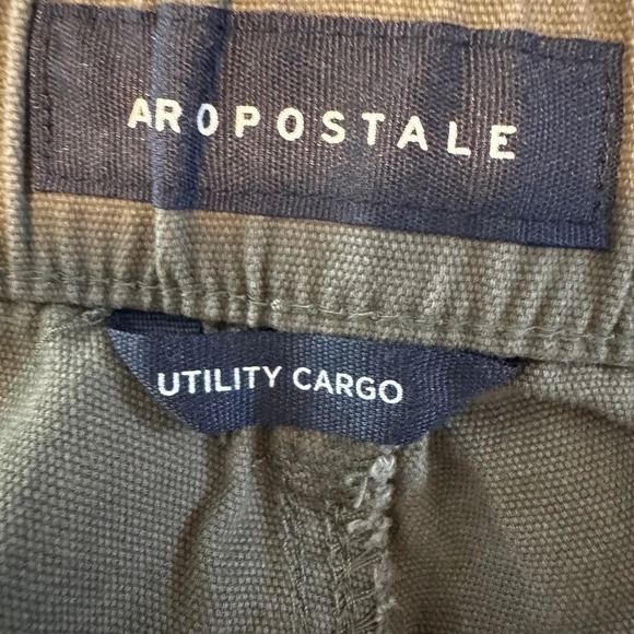 Aeropostale Utility Cargo Pants Y2K Mid Rise Straight Leg Relaxed Fit XXL - Picture 4 of 6